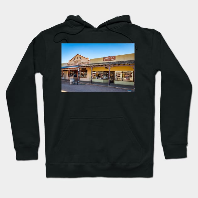 Allen Street in Tombstone, Arizona Hoodie by Gestalt Imagery